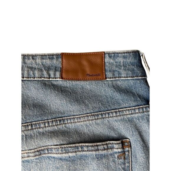 Madewell The Perfect Vintage Jeans size 35 Petite Light Blue Wash Denim Distress - Picture 7 of 9